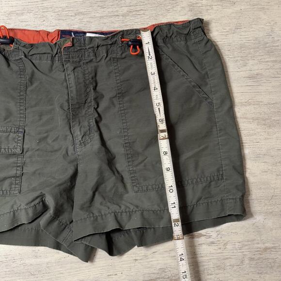 Vintage Y2K Women’s Army Green Utility Cargo Shorts Size Medium - Picture 8 of 9